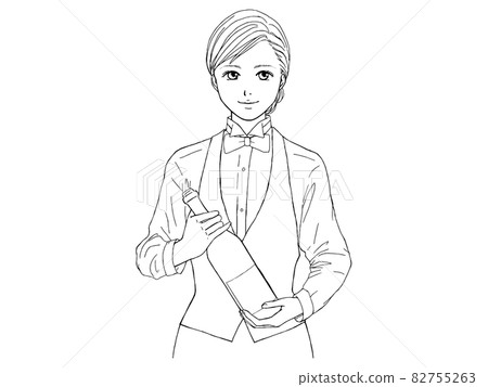 侍酒師女（畫線） 82755263