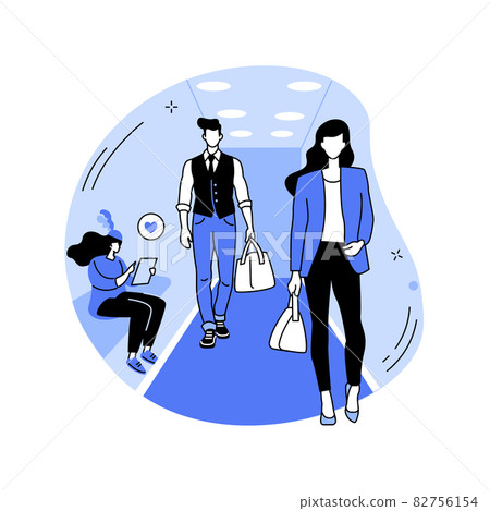 Fashion week abstract concept vector illustration. Fashion week abstract concept vector illustration. 82756154