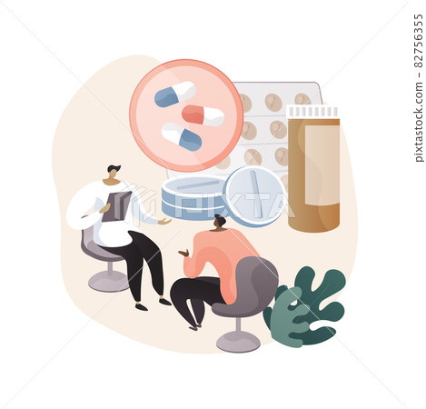 Drug monitoring abstract concept vector illustration. 82756355