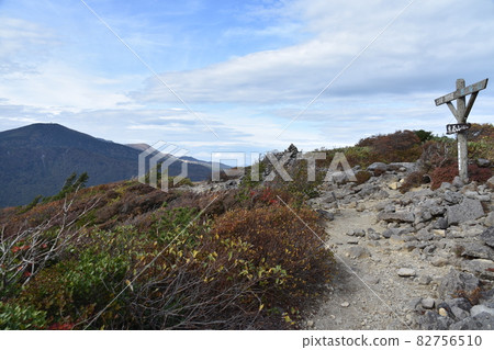 Adatara mountain range in autumn Adatara mountain range in autumn 82756510