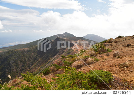 Adatara mountain range in autumn Adatara mountain range in autumn 82756544