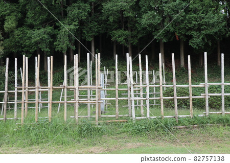 Battle of Shitarahara (Battle of Nagashino) Horse fence in the battlefield (Shinshiro City, Aichi Prefecture) 82757138