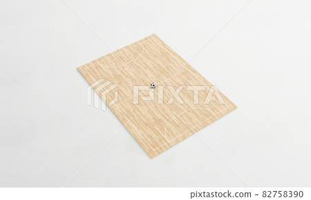 五人制大衣與木地板的透視。有一個球。 五人制大衣與木地板的透視。有一個球。 82758390