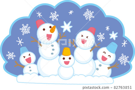Snowman Background Snowman Background 82763851