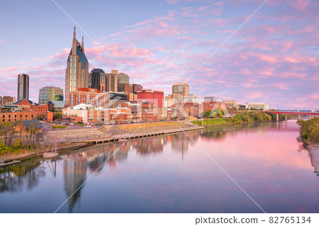 Nashville, Tennessee downtown skyline 82765134