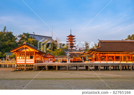 Itsukushima Shrine in Miyajima 82765166