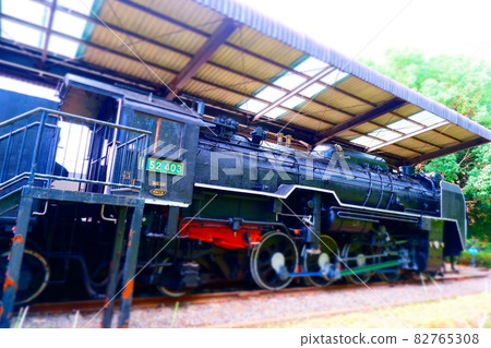 Steam locomotive D52 type 403 Hiratsuka City Cultural Center Static preservation Steam locomotive D52 type 403 Hiratsuka City Cultural Center Static preservation 82765308
