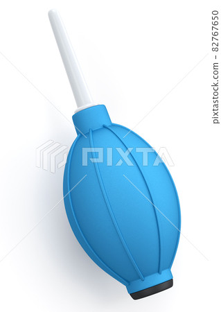 Hand air blower bulb for camera isolated on white background. Hand air blower bulb for camera isolated on white background. 82767650