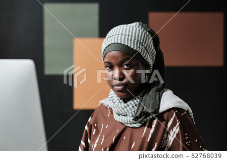 African muslim businesswoman at office African muslim businesswoman at office 82768039