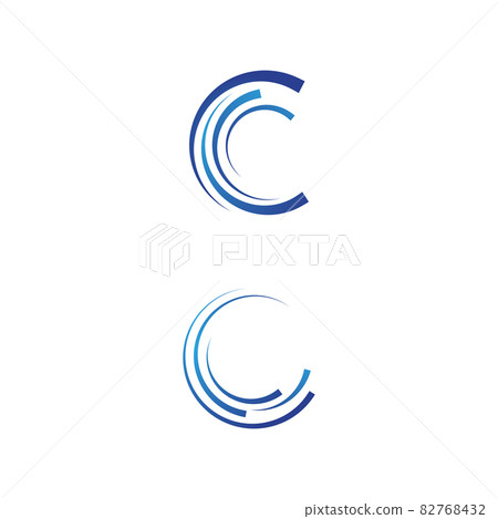 Circle techno vector icon design 82768432
