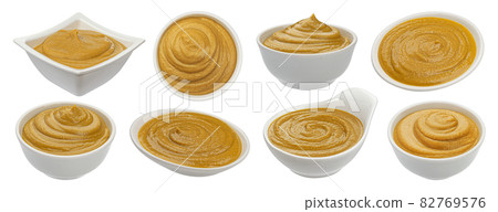 Mustard isolated on white background, collection Mustard isolated on white background, collection 82769576