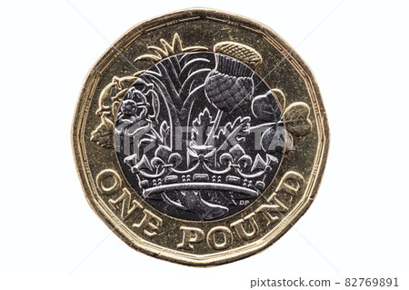 New one pound coin of England UK New one pound coin of England UK 82769891