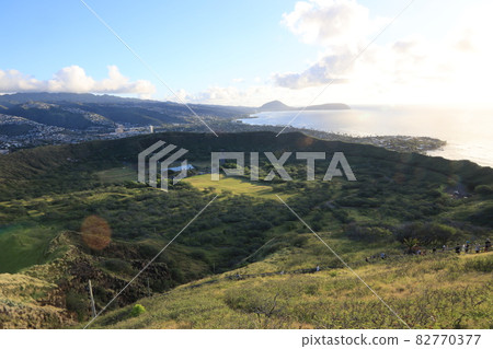 【美國】夏威夷火奴魯魯日出,美麗的海天和雲彩 【美國】夏威夷火奴魯魯日出,美麗的海天和雲彩 82770377