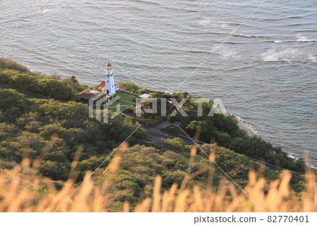 【美國】夏威夷火奴魯魯日出，美麗的海天和雲彩 82770401