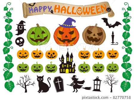 Halloween illustration set 2021 Halloween illustration set 2021 82770758