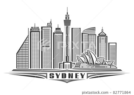 Vector illustration of Sydney 82771864