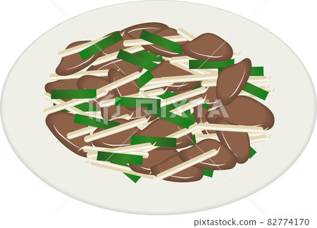 Stir-frying Nirareba 82774170