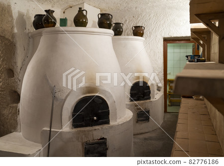 Old kitchen furnace in northern Hungary near Eger 82776186
