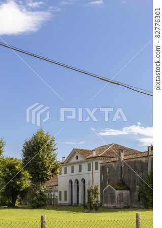 Villa Zeno near Cessalto, UNESCO site, Veneto region, Northern Italy. The most easterly villa designed by Italian Renaissance architect Andrea Palladio. 82776301