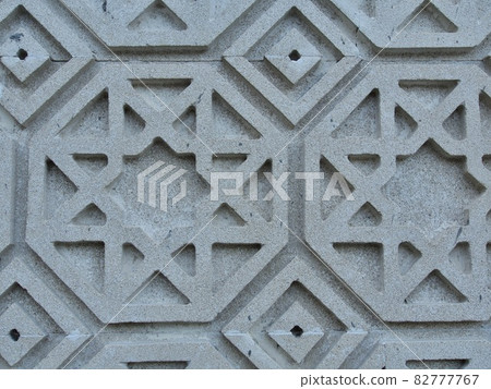 Ancient stone decoration in Old city, at Baku Ancient stone decoration in Old city, at Baku 82777767
