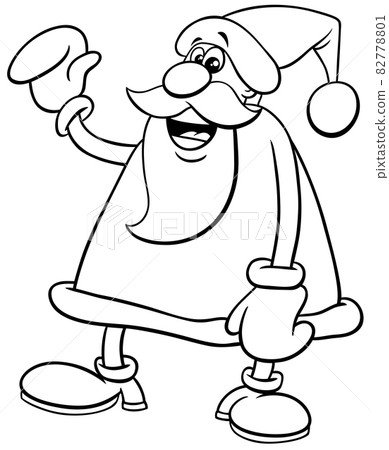 cartoon Santa Claus character on Christmas time cartoon Santa Claus character on Christmas time 82778801