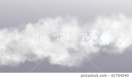 Vector Abstract realistic fog cloud design element 82784040