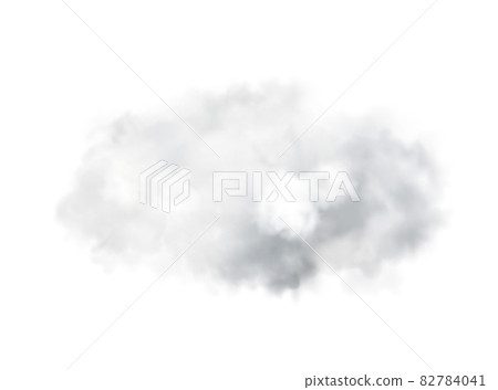 Vector Abstract realistic fog cloud design element 82784041