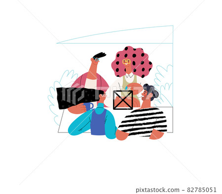Startup illustration. Concept of building new business 82785051