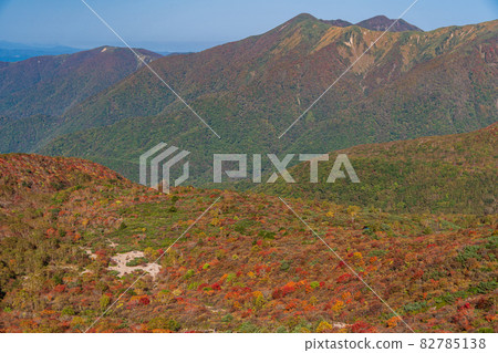 (Tochigi Prefecture) Mt. Nasu / Mt. Chausu: Autumn leaves of Mt. (Tochigi Prefecture) Mt. Nasu / Mt. Chausu: Autumn leaves of Mt. 82785138