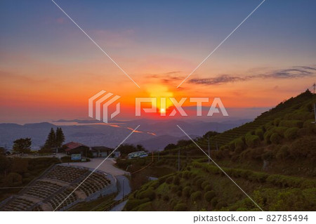 山口縣防府市大平山山丘公園的夜景 82785494