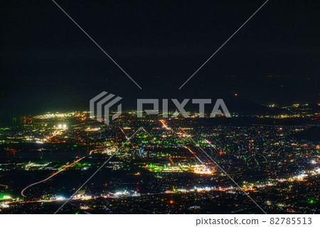 Night view from Ohirayama Sancho Park, Hofu City, Yamaguchi Prefecture 82785513