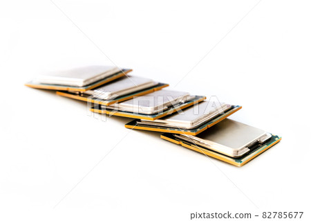 cpu, computer central processing unit on white isolated background cpu, computer central processing unit on white isolated background 82785677