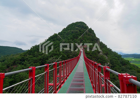 Jeollabuk-do, Sunchang-gun, Donggye-myeon, Yonggolsan Mountain Suspension Bridge Jeollabuk-do, Sunchang-gun, Donggye-myeon, Yonggolsan Mountain Suspension Bridge 82787110