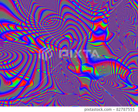 Psychedelic Rainbow Background LSD Colorful Wallpaper. Abstract Hypnotic Illusion. Hippie Retro Texture Psychedelic Rainbow Background LSD Colorful Wallpaper. Abstract Hypnotic Illusion. Hippie Retro Texture 82787555