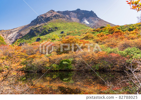 (Tochigi Prefecture) Mt. Chausu, looking up from Mt. (Tochigi Prefecture) Mt. Chausu, looking up from Mt. 82788025