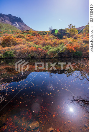 (櫪木縣)那須山,山的頂峰。 (櫪木縣)那須山,山的頂峰。 82788419