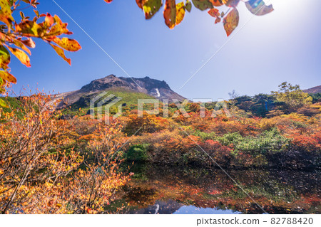 （櫪木縣）那須山，山的頂峰。 82788420