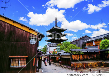 八坂塔京都都市風景 八坂塔京都都市風景 82789490
