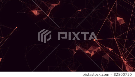 Plexus networks and globe of network of connections against black background Plexus networks and globe of network of connections against black background 82800730