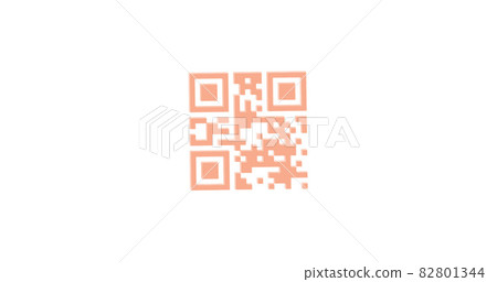 QR code scanner against white background QR code scanner against white background 82801344