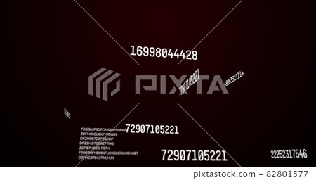 Image of white numbers changing and data processing over brown background Image of white numbers changing and data processing over brown background 82801577