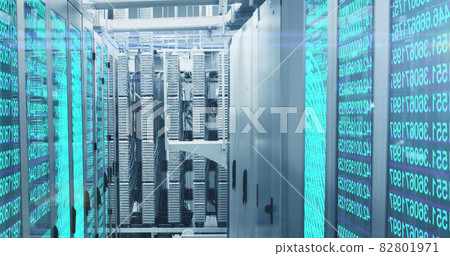 Fingerprint scanner and data processing over server room 82801971