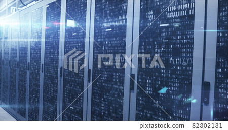 Data processing through data processing centre 82802181