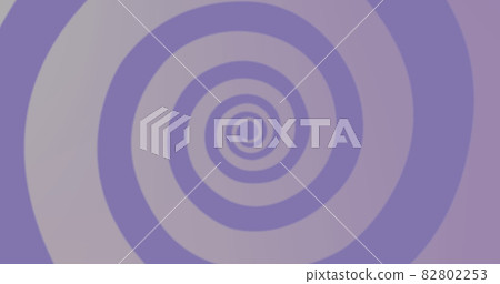 Circles rotating in hypnotic motion against purple background Circles rotating in hypnotic motion against purple background 82802253