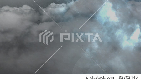 Image of thunderstorm with lightning, heavy rain and grey clouds Image of thunderstorm with lightning, heavy rain and grey clouds 82802449