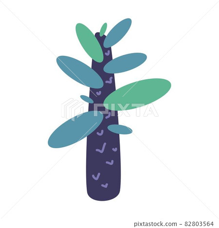 Tree icon vector symbol for nature, ecology and environment in a flat color illustration Tree icon vector symbol for nature, ecology and environment in a flat color illustration 82803564