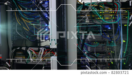 Mathematical equations against close of computer servers Mathematical equations against close of computer servers 82803721