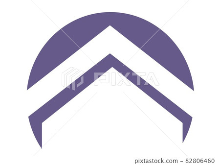 Composition of white house icon on white background 82806460