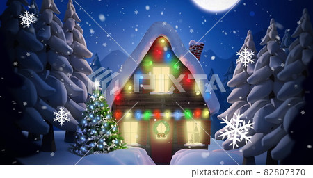 Image of red sign covered with snow Image of red sign covered with snow 82807370