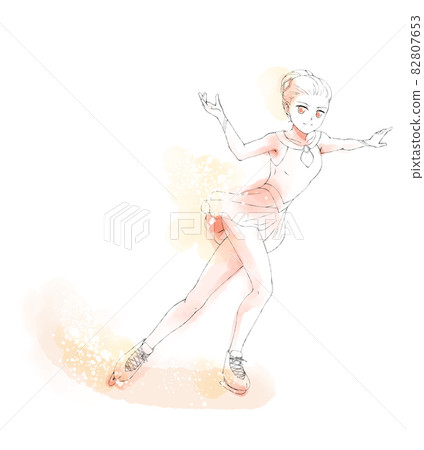 女花樣滑冰運動員 82807653